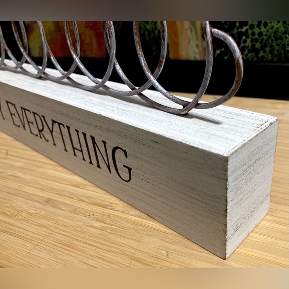 Happy Everything Card Holder Card Stand Card Organizer Cottagecore Holiday Decor - Picture 8 of 13